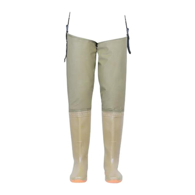 koolsoo Cuissardes Antidérapantes en PVC Bottes de Pluie pour Extérieur Travail Plantation Imperméables Taille 43 Pieds