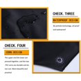 thumbnail image 4 of Delantal impermeable de PVC-110×80cm, negro, para hombres y mujeres, impermeable y resistente al aceite, apto para limpieza, trabajos de laboratorio, sacrificio, cuidado de perros, 4 of 5