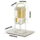 thumbnail image 3 of Dispensador de bebidas de gran capacidad con grifo, jarra de plástico para café frío de 2 litros, grifo a prueba de fugas y asa de fácil vertido para té helado, limonada y bebidas de fiesta,, 3 of 8