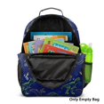 thumbnail image 5 of Jeiento Dinosaur Preschool Toddler Bag for Girls 2-5, 13.5 Inch Lightweight Kids Backpack, 5 Pocket Bookbag with 2 Mesh Side Pockets for Water & Snacks, Blue, 5 of 7
