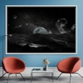 thumbnail image 6 of Full Moon Poster, Galaxy Art Canvas, Cosmos Art Canvas, Starry Sky Landscape, Sky Landscape Wall Decor, Moon Printed, View Artwork, Canvas Wall Decor - 5P Mix-Rolled Canvas, 6 of 9
