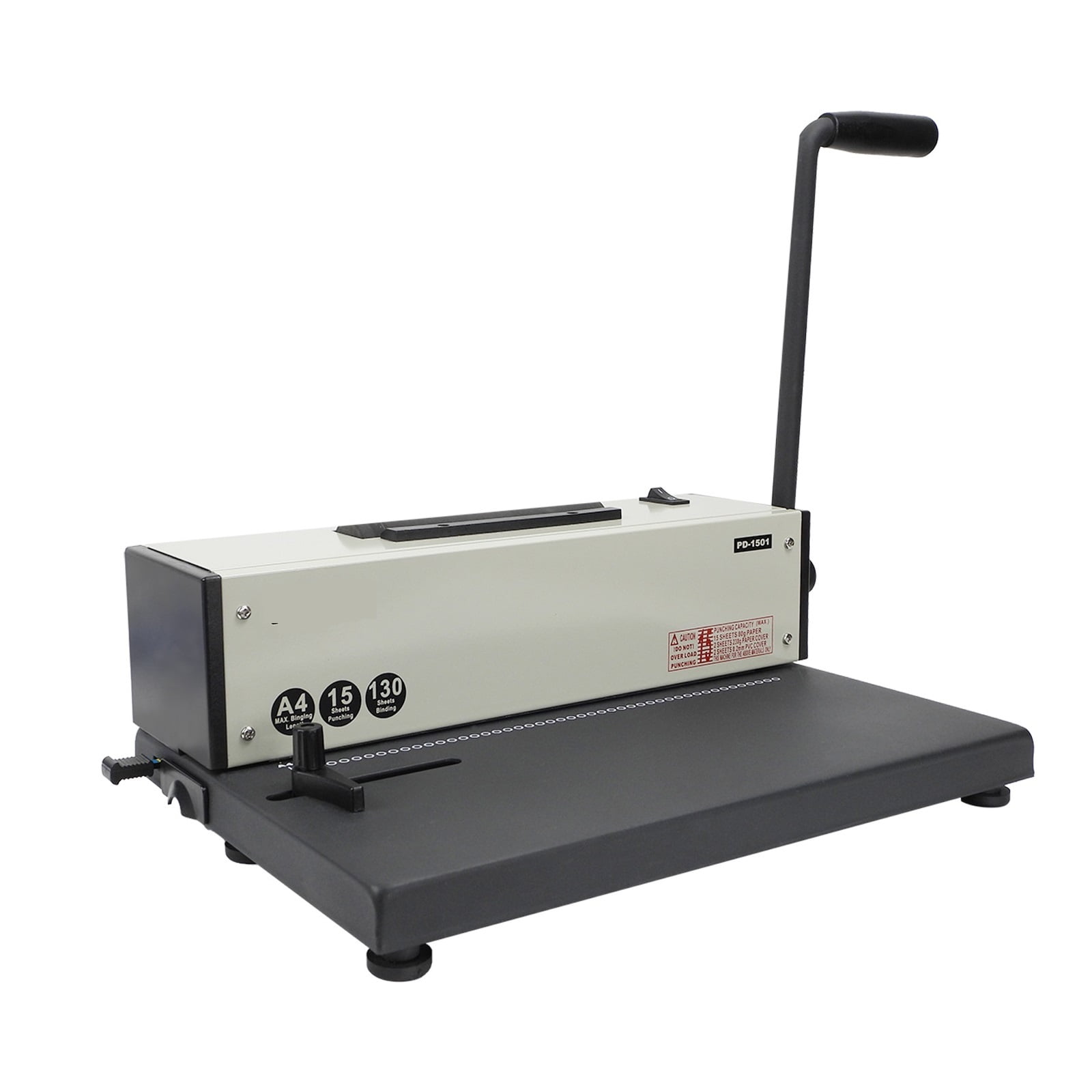 A4 Electric Spiral Binding Machine - 46 Holes, 4:1 Pitch, Office-Friendly For Books And Brochures ,Easy to Operate