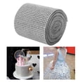 thumbnail image 4 of Thickened Electroplating, 24 Rows Rhinestone Ribbon, Yard Length, Perfect for Wedding Clothing Decoration, 4 of 8