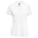 thumbnail image 1 of Fruit Of The Loom- Polo de manga corta 65/35 para mujer (Blanco), 1 of 2