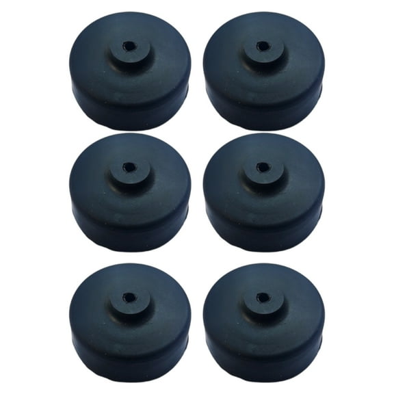 Pack Of 6 Aquariums Air Pumps Diaphragms Replacement Rubber Silicone Cup Part For Fishtanks Oxygen Pump Accessories