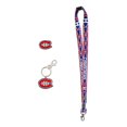 thumbnail image 1 of The Sports Vault NHL Licensed Montreal Canadiens Lanyard Pin & Keychain Set, 1 of 1