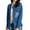Blue, variant on 50% Off Clear! Viikei Womens Denim Jackets Plus Size Denim Jackets for Women Clearance Casual Turndown Collar Long Sleeve Loose Denim Jacket Coat