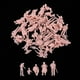 thumbnail image 5 of 100 Unids 1/87 Figuras En Miniatura Personas Sunnimix 15 Mm Sin Humana Modelo, 5 of 8