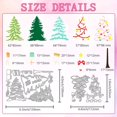 thumbnail image 2 of Christmas Tree Die Cuts for Card Making Christmas Party Gift Die Cuts Carbon Steel Cutting Dies Frame Stencils Scrapbooking Embossing Template Dies for Christmas Craft Birthday Gift Decor, 2 of 9