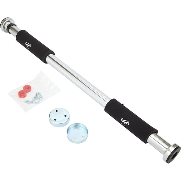 JFIT Deluxe Multi Exercise Doorway Pull-Up Bar with Comfort Grips, 40-Inch