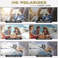 thumbnail image 4 of Retro Round Circle Polarised Steampunk Sunglasses Mens Womens UV Protection, 4 of 4