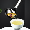 thumbnail image 6 of HEMOTON  Household Oil Filter Scoop That Removes from Soup Cooking Silver, 6 of 8