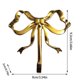 thumbnail image 4 of Gancho de latón para puerta - Diseño Bowknot, sin perforaciones, decorativo - Colgador para sombreros, toallas y utensilios de cocina, 4 of 8