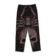 thumbnail image 4 of Kll Womens Spider With Skull Print Pajama Pants Soft Pajama Bottoms For Women Cozy Lounge Pants, 4 of 9