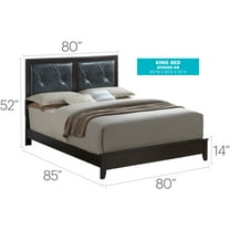 Glory Furniture Primo G1300A-KB Espresso King Bed