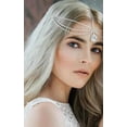 thumbnail image 3 of Bohemian Head Chain Crystal Teardrop Forehead Chain Rhinestone Headpiece Wedding Prom Party Festival Hair Jewelry for Women and Girls (Gold), 3 of 8