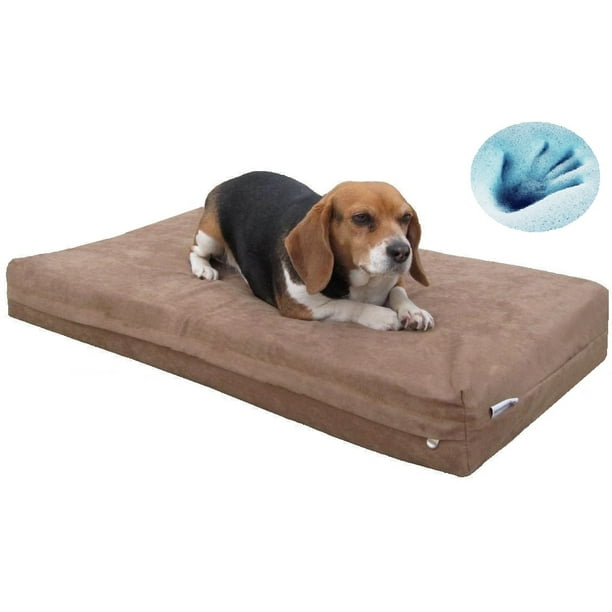 Small Orthopedic Waterproof Memory Foam Dog Bed for Small Medium Pet 35