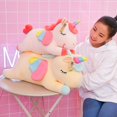 thumbnail image 2 of Plush Toys Large Lying Unicorn Doll Comfortable Pillow Children's Gift Kawaii Decompression Peluche For Child Birthday heqiyong toy, 2 of 2