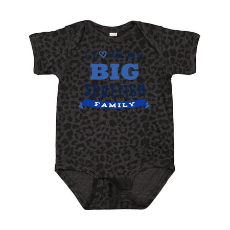 

Inktastic I Love My Scottish Family Boys or Girls Baby Bodysuit