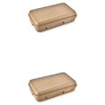 thumbnail image 4 of Wosthever Estuche de supervivencia portátil impermeable a prueba de golpes caja de almacenamiento de emergencia contenedor de Camping color barro 2Conjunto, 4 of 6