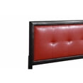 thumbnail image 3 of Panello Black and Red King Panel Beds, 3 of 5