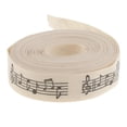thumbnail image 2 of Paquete de Regalo de Cinta de Algodón Soledad Nota Musical 6x5 Yardas 15mm, 2 of 10