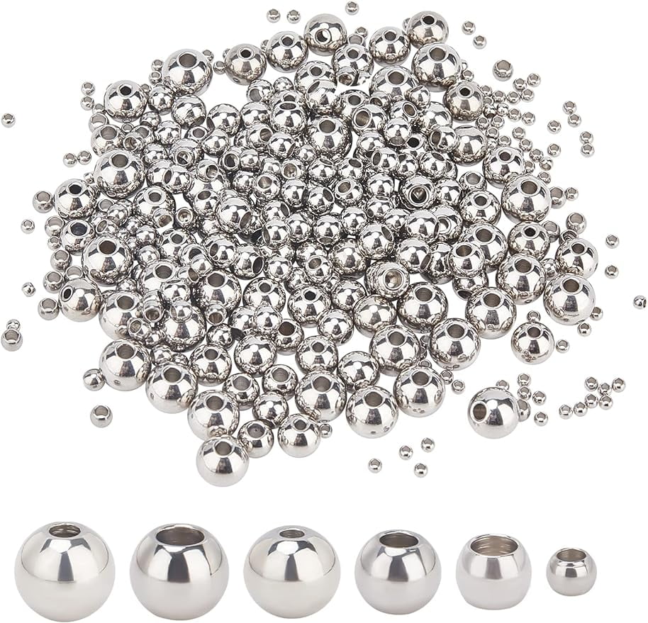 50pcs Tibetan Alloy Tube Beads – Carved Flower Spacer Beads – Antique Silver – 5mm