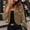 Coffee women's v neck sequin jacket a1, variant on Women's V Neck Sequin Jacket Elegant Long Sleeve Blazer Slim Fit Party Wear Evening Dressy Top Formal Attire, Orange XL