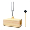 thumbnail image 1 of Diapasón de 432 Hz con caja de resonancia, para curación con sonido, enseñanza de resonancia con diapasón, pruebas de audición, meditación OFZ, 1 of 4