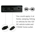 thumbnail image 7 of ZenStyle Car Iceless Thermoelectric Cooler and Warmer Travel Fridge for BBQ Camping 12V Low Noise, Black, 7 of 7