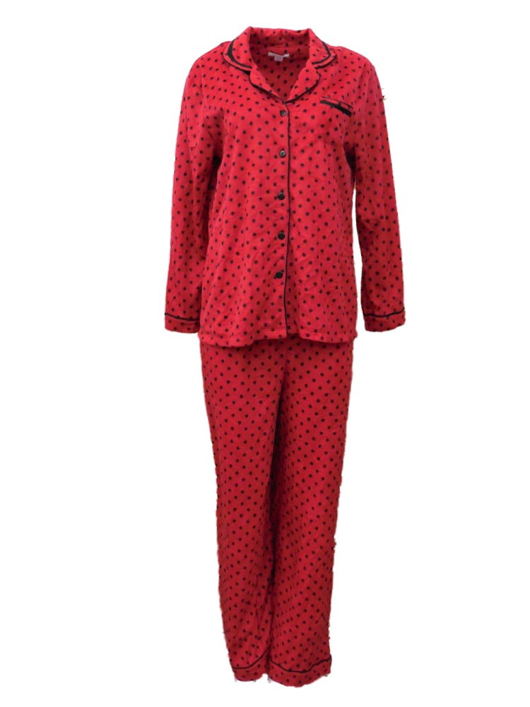 Amazon.com: foruu womens personalised christmas pajamas matching christmas pjs ugly letter Celestial Dreams Womens Red & Black Polka Dot Pajamas Fleece Pajama Sleep Set - Walmart.com