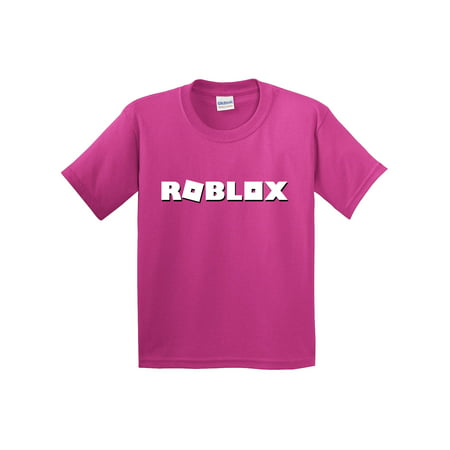 New Way 923 Youth T Shirt Roblox Logo Game Accent Xl Heliconia - 