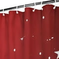 thumbnail image 3 of Red Christmas Snowflake Pattern Shower Curtain 36"x72" ,Bathroom Decorative Shower Curtains Set with 12 Hooks,Modern Waterproof Washable Shower Curtain, 3 of 6