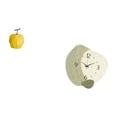 thumbnail image 5 of CoudarTitie Porcelain Fruit Sculpture and Silent Wall Clock Geometric Ornament Decorative Table Statue for Festival Office Kitchen Room Decor, 5 of 8