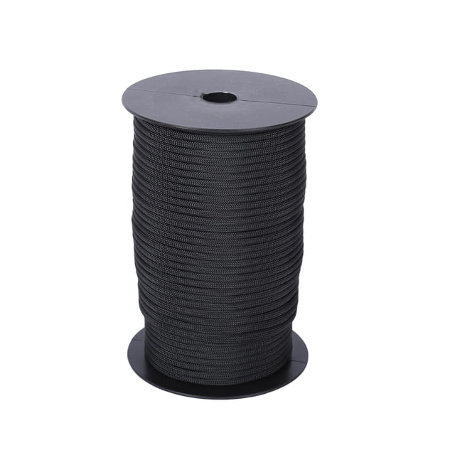 Cuerda multifunción Paracord para acampar, cordón DIY, accesorios para tienda de campaña, Guy Line Strong Negro kusrkot Cuerda de tienda de Paracord