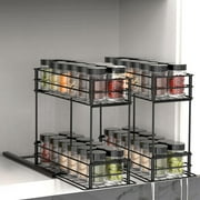 2 Pack Spice Rack Organizer for Cabinet