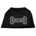 thumbnail image 1 of Henna Bone Screen Print Shirt Black Med (12), 1 of 1