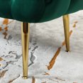 thumbnail image 3 of Roundhill Furniture Sira Velvet Button Tufted Bench with Gold Metal Legs, Green, 3 of 8