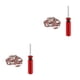 thumbnail image 1 of Scienceny 1 Set Copper Car Valve Tool Core Plated Scooter Universal Sealed Valves Installer Remover Pressureproof Wrench 2piezas, 1 of 6