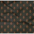 thumbnail image 5 of oneOone Cotton Poplin Twill Rust Brown Fabric Block Craft Projects Decor Fabric Printed By The Yard 56 Inch Wide-6C, 5 of 5