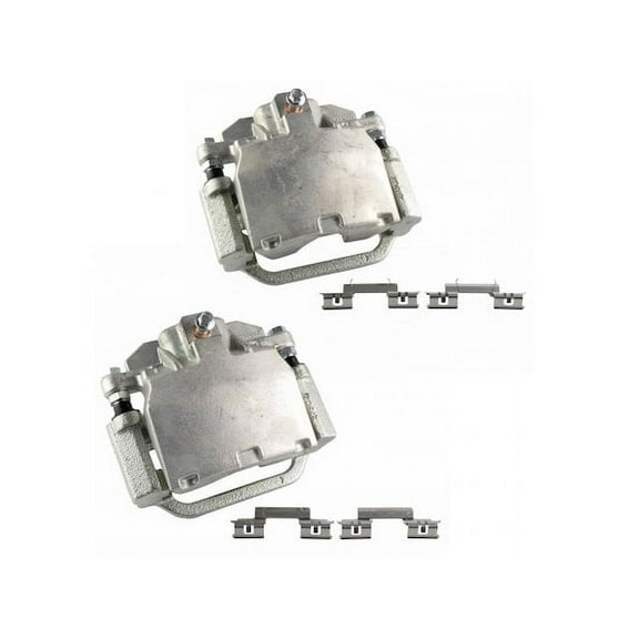 Rear Brake Caliper Set 2 Piece - Compatible with 2007 - 2013 Chevy Avalanche 2008 2009 2010 2011 2012