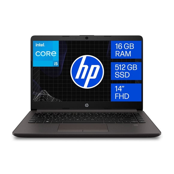 Laptop HP 240R G9: Core i5, RAM 16GB, SSD 512GB, 14" LED, Windows 11 Home