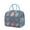 Sky-blue-78, variant on Boho Insulated Lunch Tote - Waterproof & Thermal Reusable Lunch Bag with Floral Vintage Patterns, Leakproof Spacious Food Storage for Office, Work, School, Picnic (Colorful Tribal Folk Style)