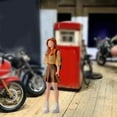 thumbnail image 2 of Figura de niña en miniatura a escala 1/64, figurita de Diorama, adorno artístico, figura artesanal coleccionable, juguete para escenas en miniatura, 2 of 9
