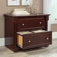 thumbnail image 5 of Sauder Palladia 2-Drawer Lateral File Cabinet, Select Cherry Finish, 5 of 17