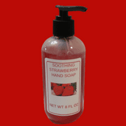 Pamper Yourself 8 oz Strawberry Hand Soap for Lots and Lots of Hand Washing