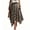 Coffee, variant on PBFRDSJ Women's Plaid Maxi Skirts A Line Vintage Trendy Beach Skirts Asymmetrical Hem Daily Going Out Casual Skater