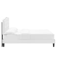 thumbnail image 5 of Modway Amber Tufted Performance Velvet King Platform Bed in White, 5 of 5