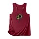 thumbnail image 1 of Blusa sin mangas con cuello redondo y estampado de girasol para mujer Fridja  gh3798, 1 of 4