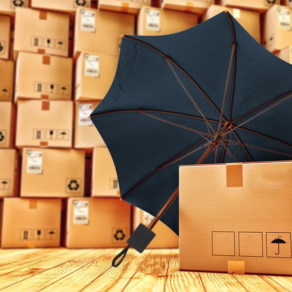 Toyvian 2Pcs Plastic Umbrella Handle Replacement Sturdy Grip for Folding Rain Umbrellas Black